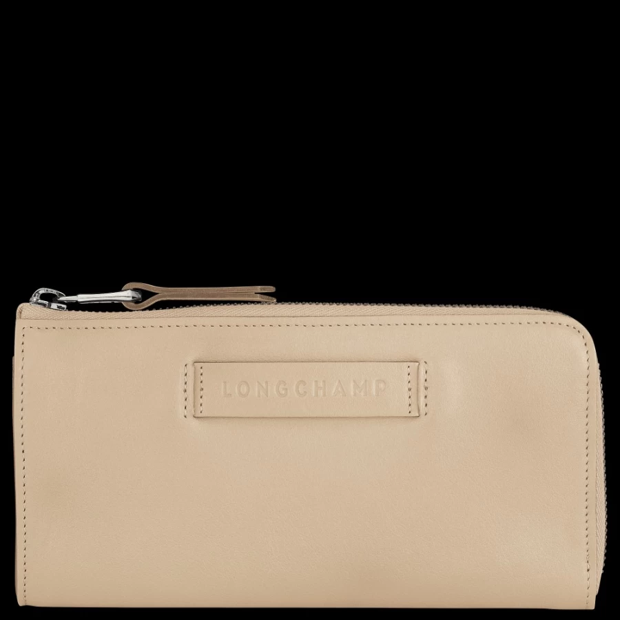 Longchamp Women's Beige 3D Handbag - Stylish & Functional Tote for Everyday Use