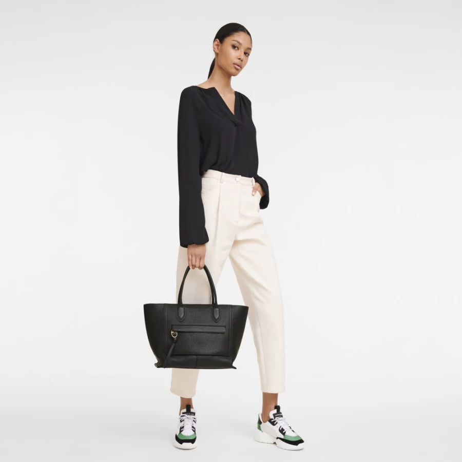 Longchamp Women's Black Mailbox Bag