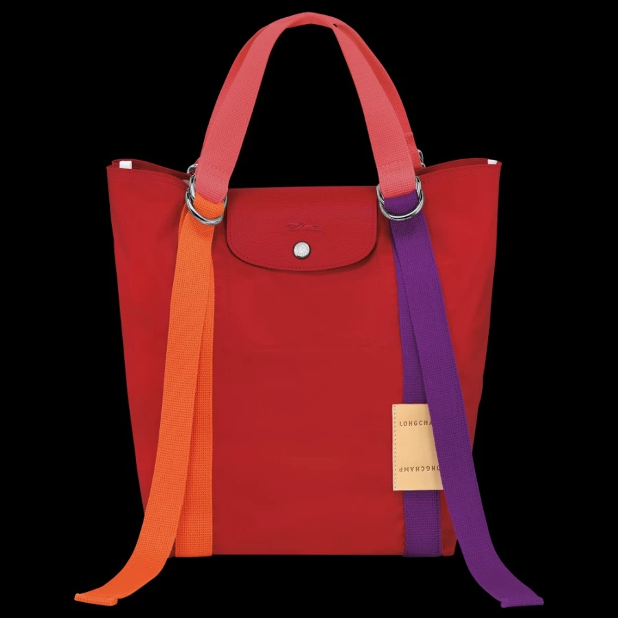 Longchamp Women's Le Pliage Re-Play Red Handbag
