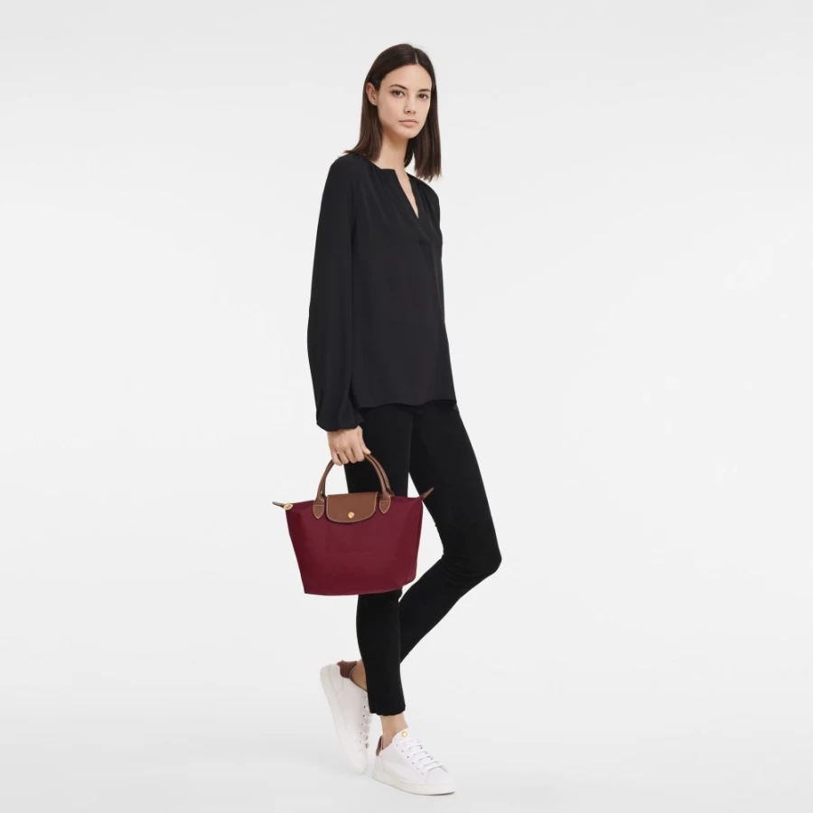 Longchamp Le Pliage Original Red Handbag for Women