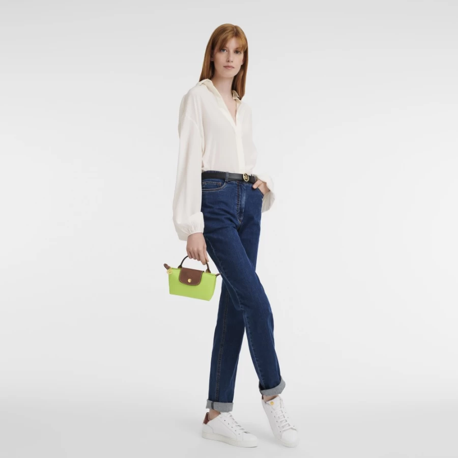 Longchamp Women's Le Pliage Original Light Green Tote Bag