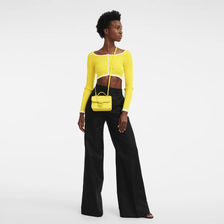 Longchamp Box-Trot Women's Lemon Handbag