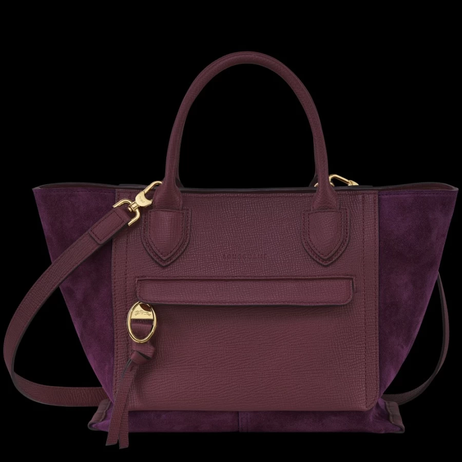 Longchamp Women's Burgundy Mailbox Handbag