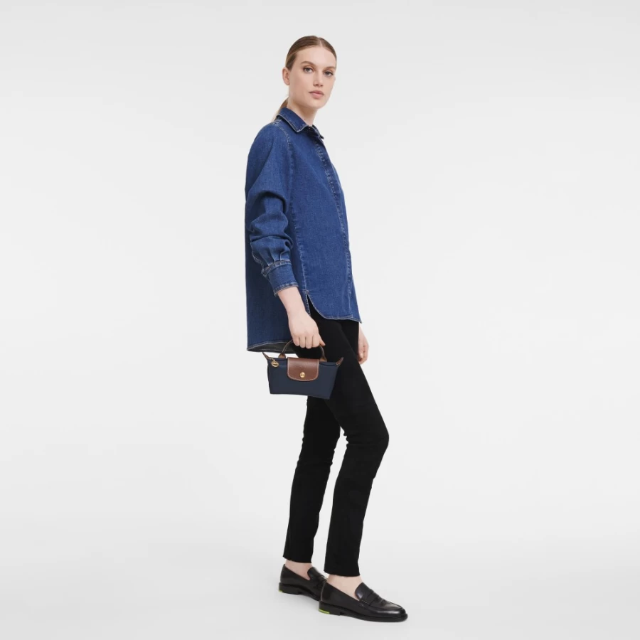 Longchamp Women's Navy Le Pliage Original Tote Bag