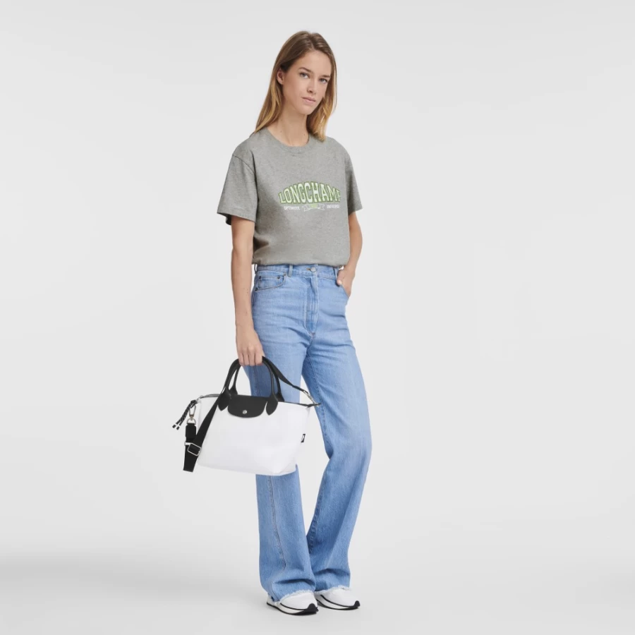 Longchamp Le Pliage Energy Backpack in White