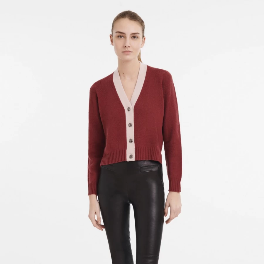 Longchamp Women's Fall-Winter 2023 Mahogany/Powder Collection
