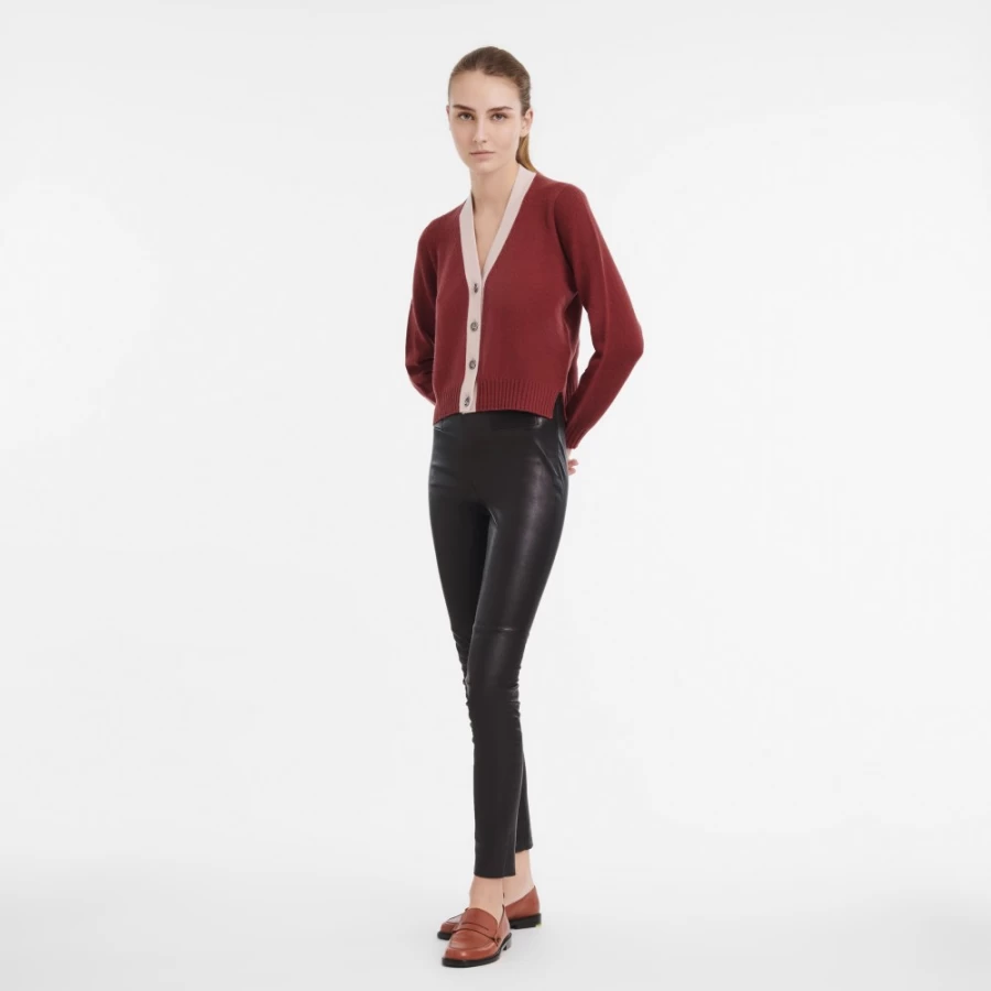 Longchamp Women's Fall-Winter 2023 Mahogany/Powder Collection