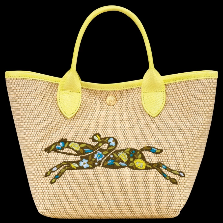 Longchamp Women's Le Pliage Yellow Foldable Tote Bag