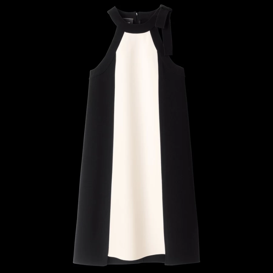 Longchamp Women's Fall-Winter 2023 Collection in Ecru/Black