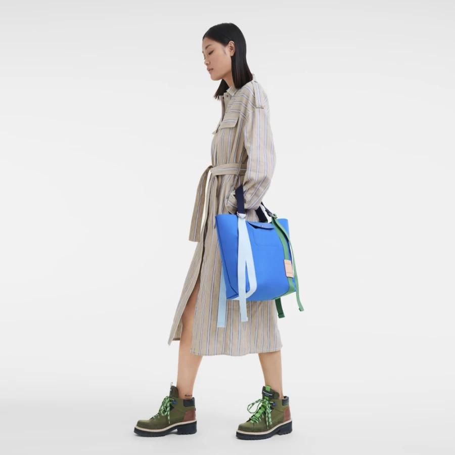 Longchamp Women's Blue Le Pliage Re-Play Bag